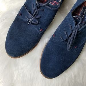 Tommy Hilfiger | Oxfords blue suede leather shoes
